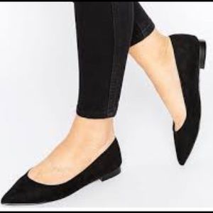 ASOS Wide Fit Pointed Flats